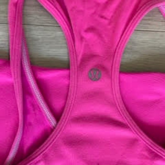Lululemon cool racerback tank- pink size 6 - Picture 2 of 2
